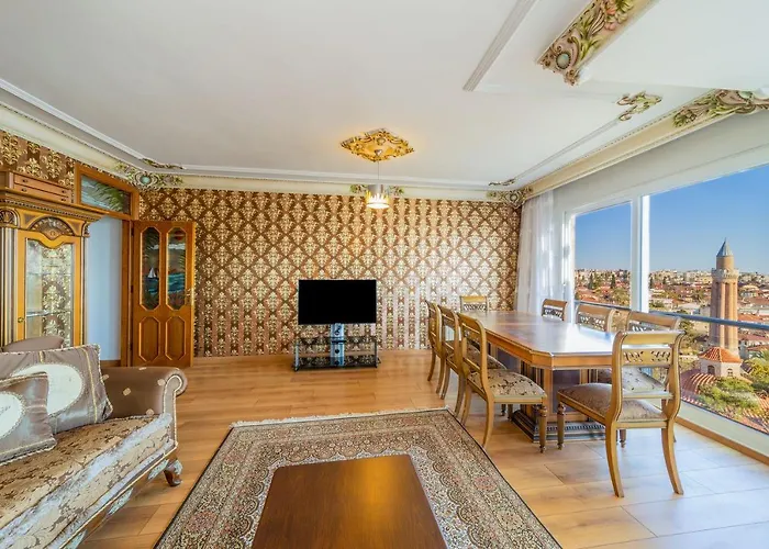 Lovely Flat With Sea View Near In Muratpasa Apartment *