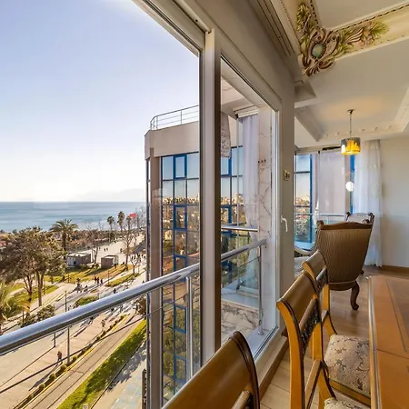 Lovely Flat With Sea View Near In Muratpasa Анталья